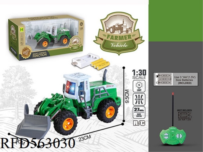 1:30 FOUR LIGHT REMOTE CONTROL FLAT ARM OPEN ROAD FARMER CAR