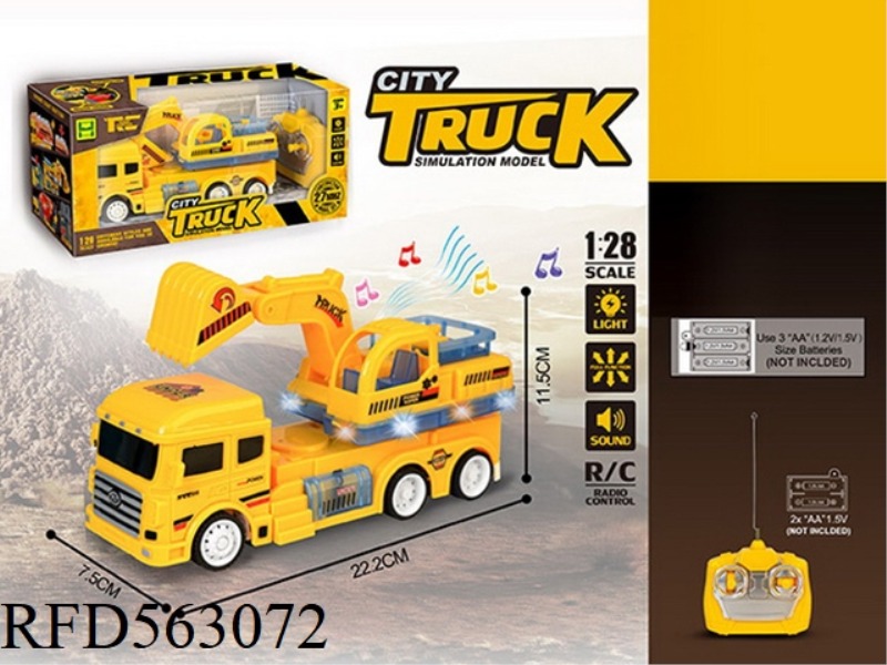 1:28 FIVE LIGHT MUSIC ENGINEERING REMOTE CONTROL CAR