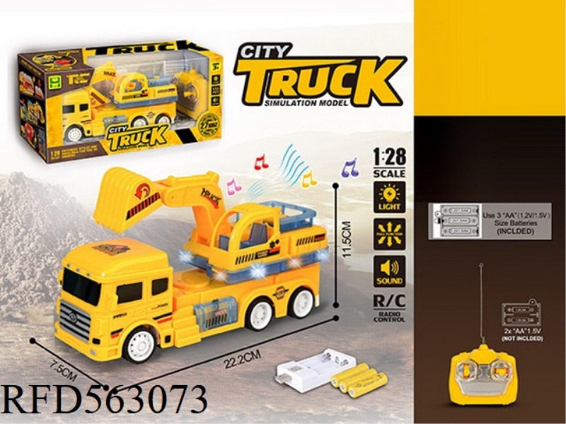 1:28 FIVE LIGHT MUSIC ENGINEERING REMOTE CONTROL CAR