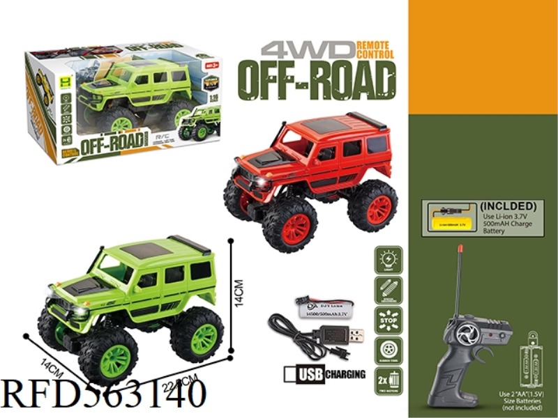 1:16 BIG G FOUR-WAY LIGHT CLIMBING OFF-ROAD REMOTE CONTROL CAR
