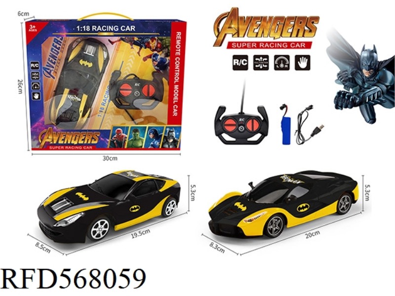 1:18 BATMAN REMOTE CONTROL CAR