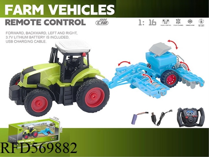 1:1627MHZ FOUR-WAY FARMER'S TRUCK (ELECTRIC INCLUDED)