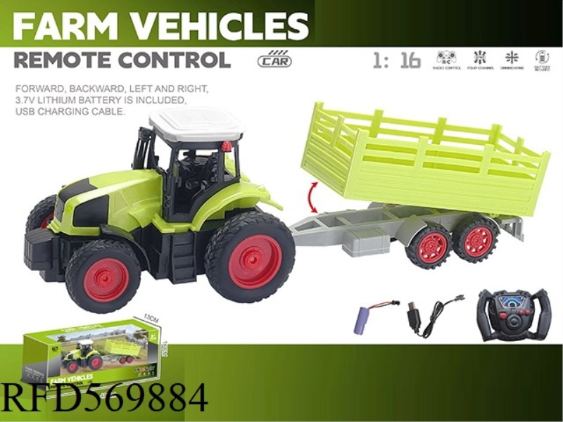 1:1627MHZ FOUR-WAY FARMER'S TRUCK (ELECTRIC INCLUDED)