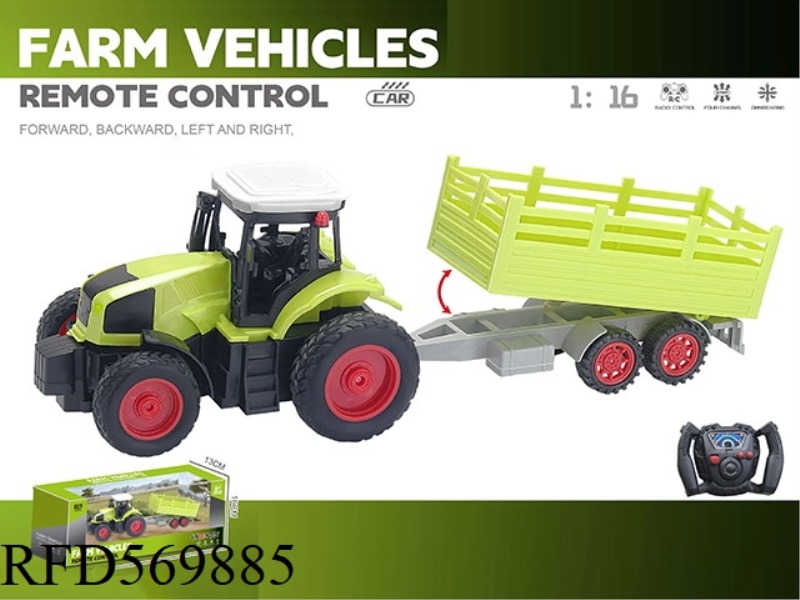 1:1627MHZ FOUR-WAY FARMER'S TRUCK (NO ELECTRICITY INCLUDED)
