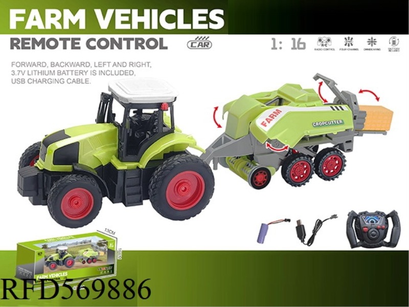 1:1627MHZ FOUR-WAY FARMER'S TRUCK (ELECTRIC INCLUDED)