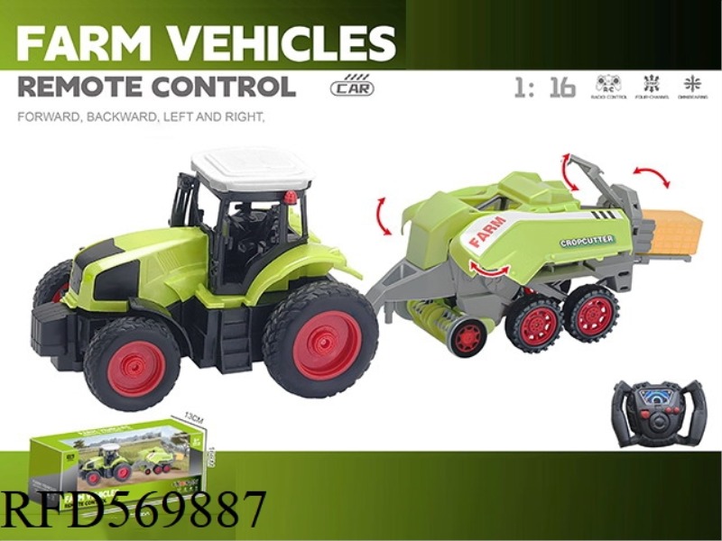 1:1627MHZ FOUR-WAY FARMER'S TRUCK (NO ELECTRICITY INCLUDED)