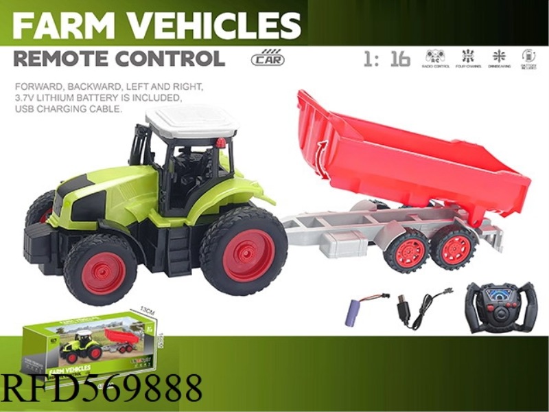 1:1627MHZ FOUR-WAY FARMER'S TRUCK (ELECTRIC INCLUDED)