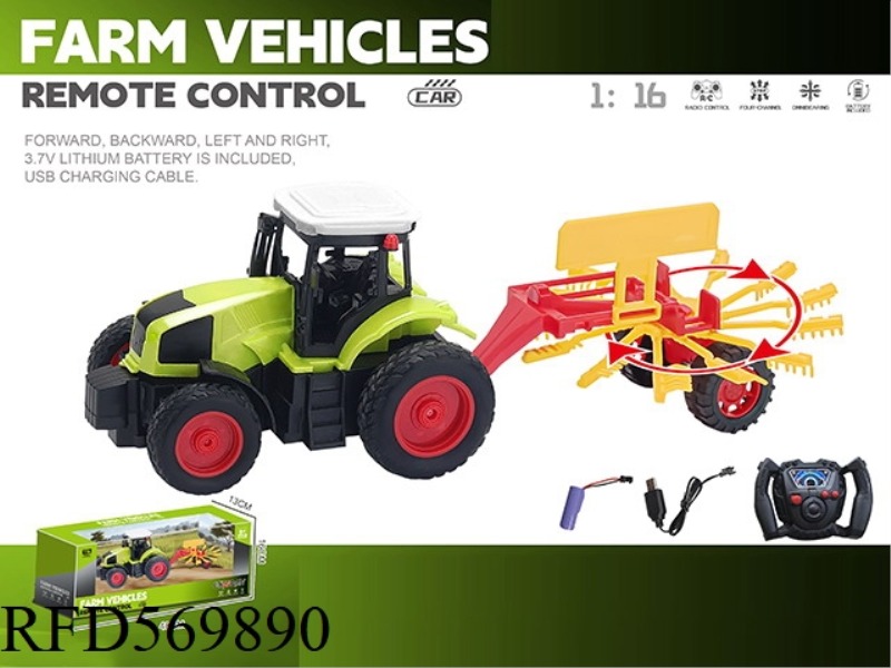 1:1627MHZ FOUR-WAY FARMER'S TRUCK (ELECTRIC INCLUDED)