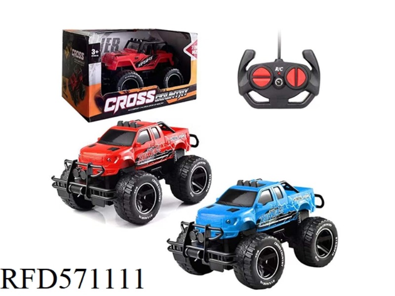 1:18 OFF-ROAD REMOTE CONTROL CAR WITH LIGHTS (NO ELECTRIC)