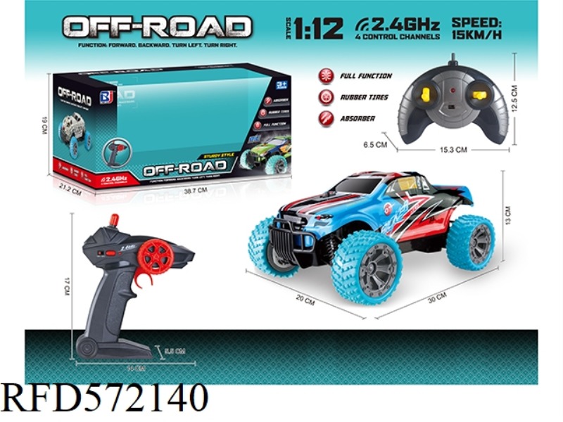 1:12  2.4G FOUR-WAY REMOTE CONTROL HIGH-SPEED CAR