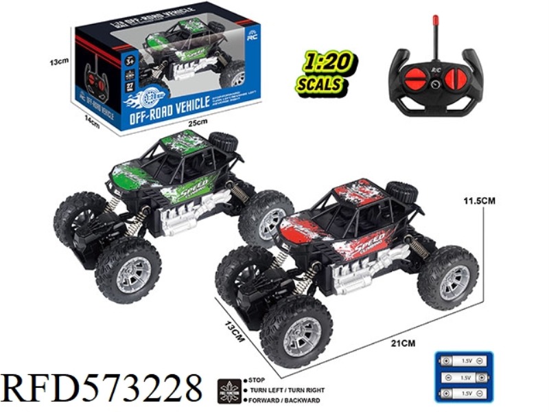 27MHZ 1:20 FOUR-WAY CLIMBING REMOTE CONTROL CAR