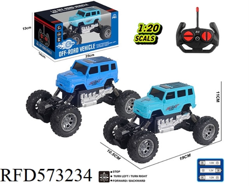 27MHZ 1:20 FOUR-WAY CLIMBING REMOTE CONTROL CAR