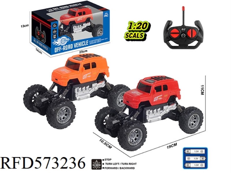 27MHZ 1:20 FOUR-WAY CLIMBING REMOTE CONTROL CAR