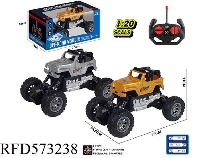 27MHZ 1:20 FOUR-WAY CLIMBING REMOTE CONTROL CAR