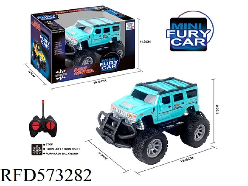 27MHZ 1:43MINI FOUR-PASS LIGHT REMOTE CONTROL CAR