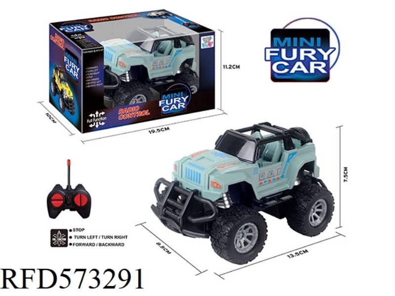 27MHZ 1:43MINI FOUR-PASS LIGHT REMOTE CONTROL CAR