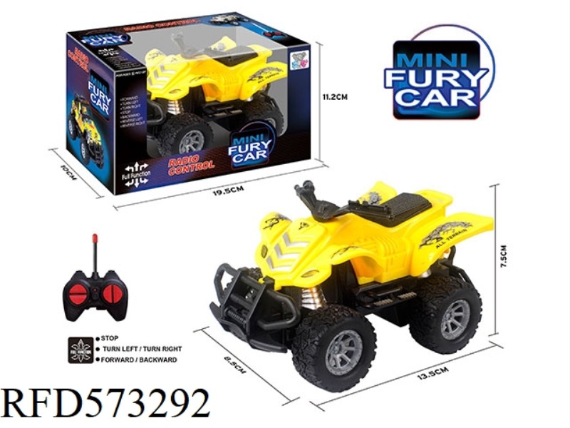 27MHZ 1:43MINI FOUR-PASS LIGHT REMOTE CONTROL CAR