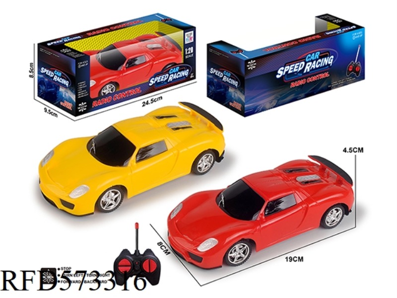 27MHZ 1:24 FOUR-WAY REMOTE CONTROL CAR (PORSCHE)