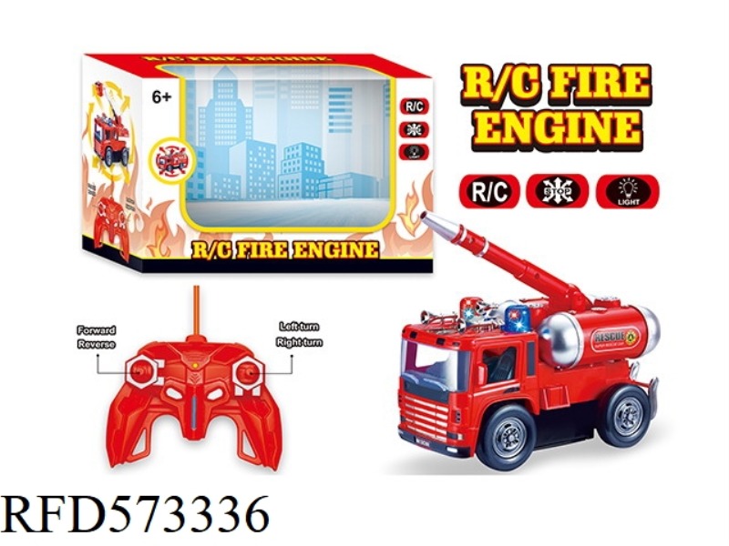 FOUR-WAY REMOTE CONTROL FIRE TRUCK