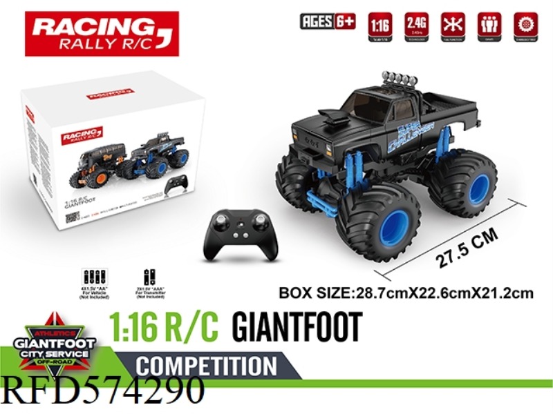 1:16 SUPER WHEEL RACE BIGFOOT