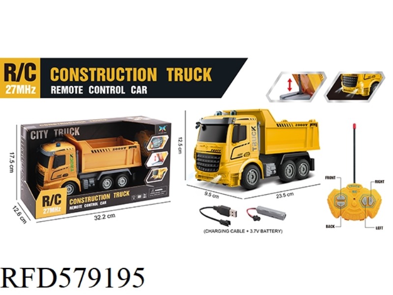 FOUR-WAY REMOTE CONTROL WITH LIGHT TRANSPORT VEHICLE