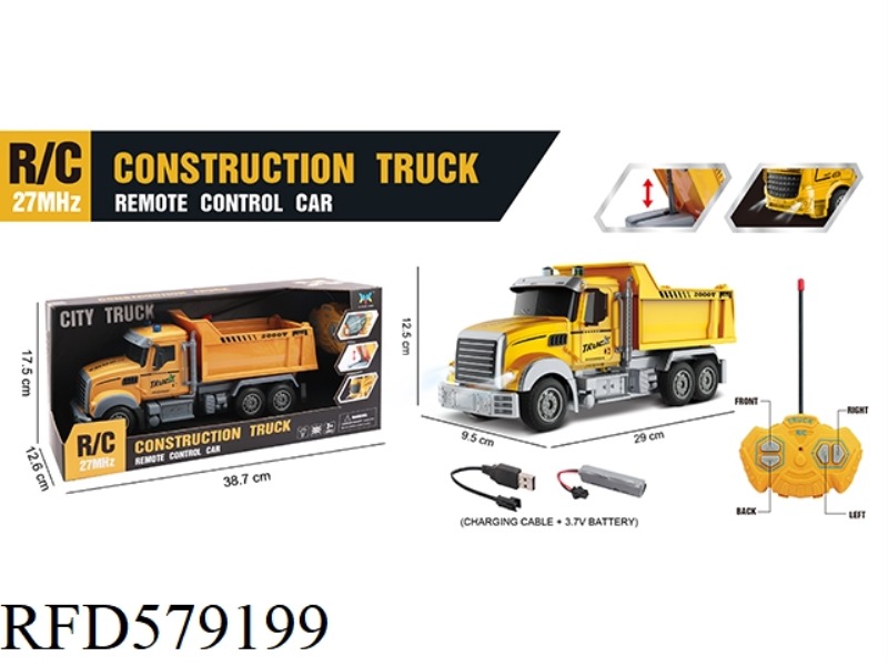 FOUR-WAY REMOTE CONTROL WITH LIGHT TRANSPORT VEHICLE
