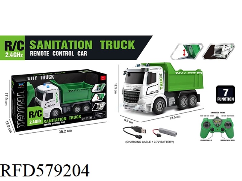 7 PASS 2.4G REMOTE CONTROL LIGHT TRANSPORT VEHICLE