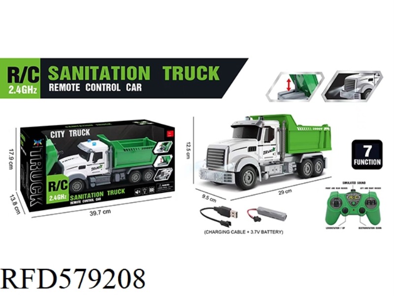 7 PASS 2.4G REMOTE CONTROL LIGHT TRANSPORT VEHICLE