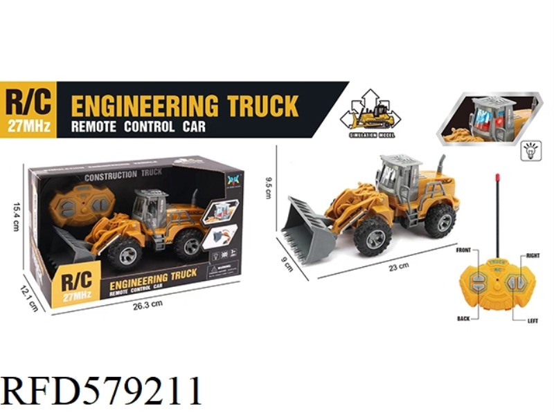 4-WAY REMOTE CONTROL WITH LIGHT ENGINEERING CAR