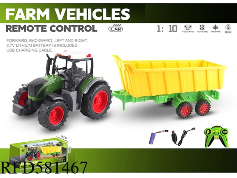 1: 10 27 MHZ FOUR-WAY FARMER CAR (INCLUDING ELECTRICITY)