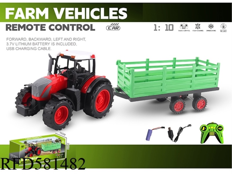 1: 10 27 MHZ FOUR-WAY FARMER CAR (INCLUDING ELECTRICITY)