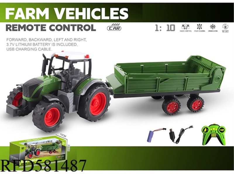1: 10 27 MHZ FOUR-WAY FARMER CAR (INCLUDING ELECTRICITY)