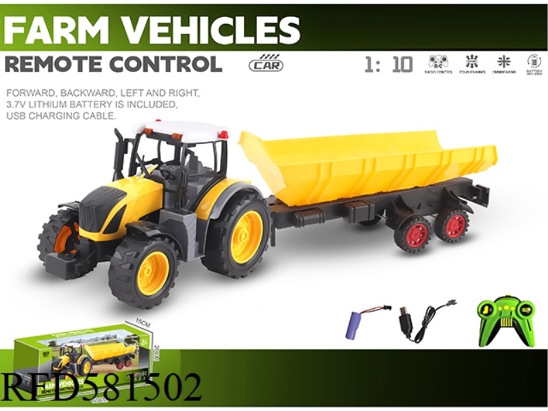1: 10 27 MHZ FOUR-WAY FARMER CAR (INCLUDING ELECTRICITY)