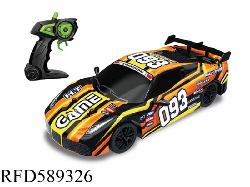 '1：16 2.4G 4CH RC LEV PVC COVER RACING CAR(4*AA FOR CAR AND 2*AA FOR CONTROLLER NOT INCLUDED)