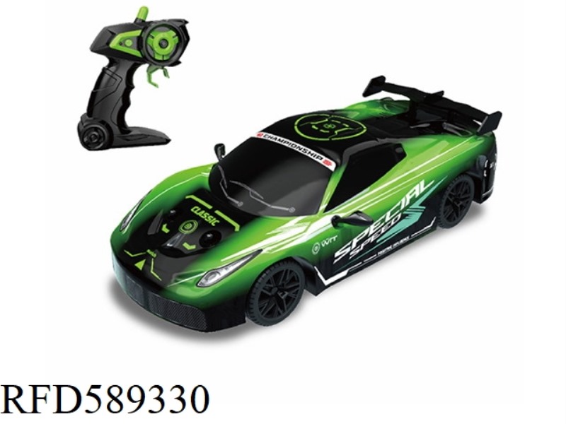 '1：16 2.4G 4CH RC LEV PVC COVER RACING CAR(4*AA FOR CAR AND 2*AA FOR CONTROLLER NOT INCLUDED)