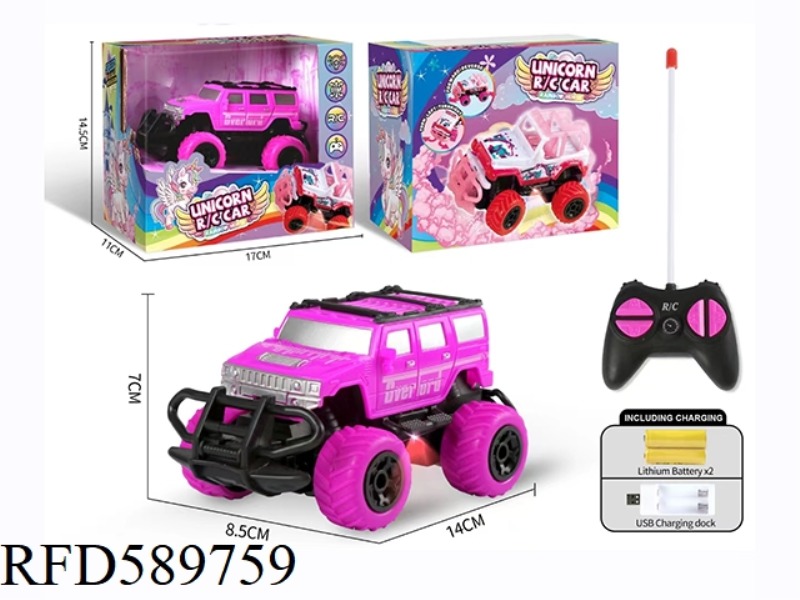 1.43 MINI FOUR-WAY REMOTE CONTROL CAR PACKAGE