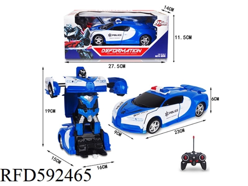 1:18 BUGATTI POLICE CAR SLIGHTLY DEFORMED (WITHOUT ELECTRICITY)