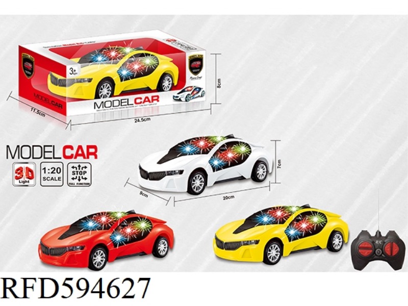 4-WAY REMOTE CONTROL I8 CONCEPT CAR 3D LIGHTING