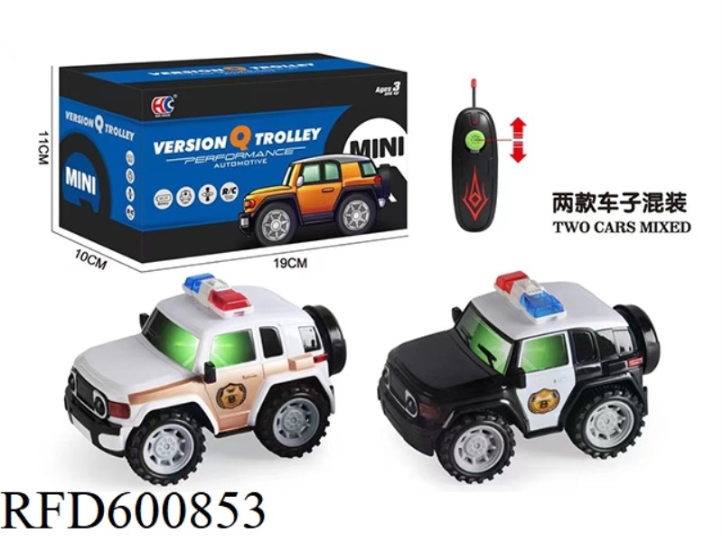 MINI VERSION OF TOYOTA FJ41 2-WAY REMOTE CONTROL POLICE CAR