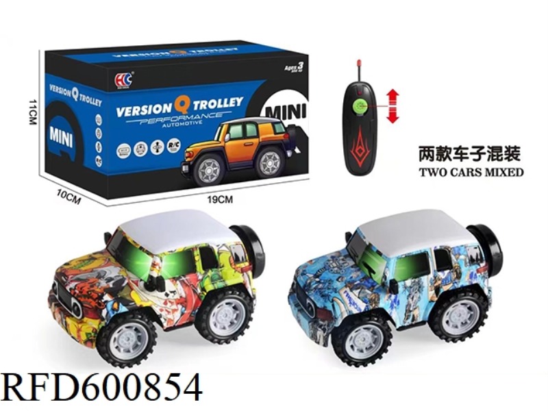 MINI VERSION OF TOYOTA FJ41 2-WAY GRAFFITI REMOTE CONTROL CAR