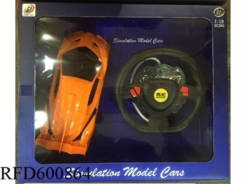 FOUR WAYS 1:18 LAMBORGHINI POISON LIGHT SIMULATION REMOTE CONTROL CAR