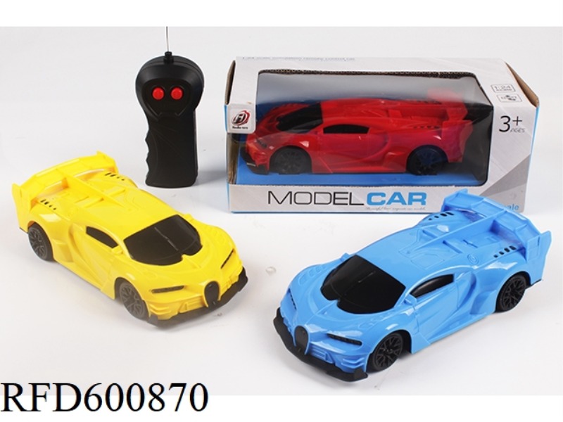 TWO 1:18 BUGATTI REMOTE CONTROL SIMULATION CAR