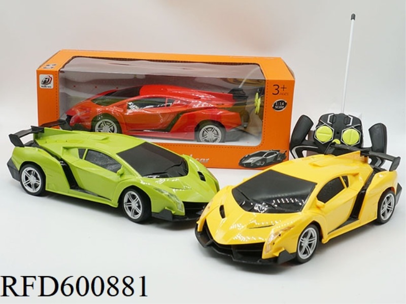 FOUR WAYS 1: :14 LAMBORGHINI REMOTE CONTROL LIGHT SIMULATION CAR