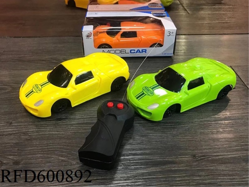 TWO WAYS 1:24 PORSCHE REMOTE CONTROL SIMULATION CAR