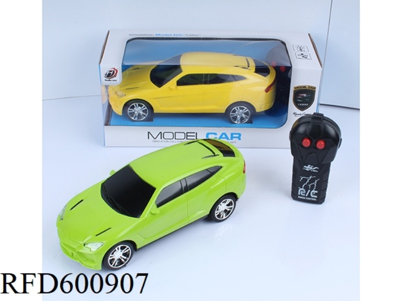 TWO 1:18 LAMBORGHINI SUV REMOTE CONTROL LIGHT SIMULATION CAR