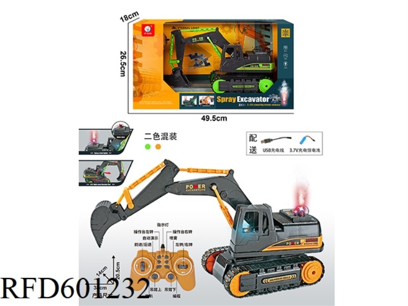 12 THROUGH 1:10 SPRAY LIGHT EXCAVATOR PACKAGE ELECTRICITY