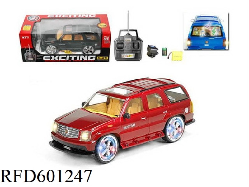 1:14 FOUR-WAY CADILLAC REMOTE CONTROL CAR