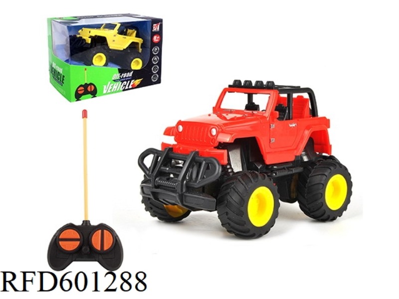 FOUR-WAY REMOTE CONTROL CAR JEEP STYLE