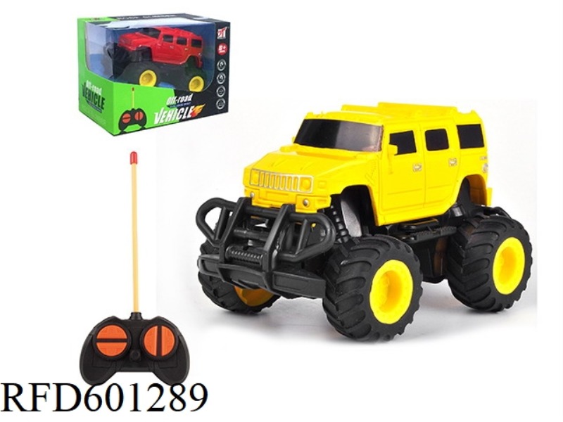 FOUR-WAY REMOTE CONTROL CAR HUMMER STYLE