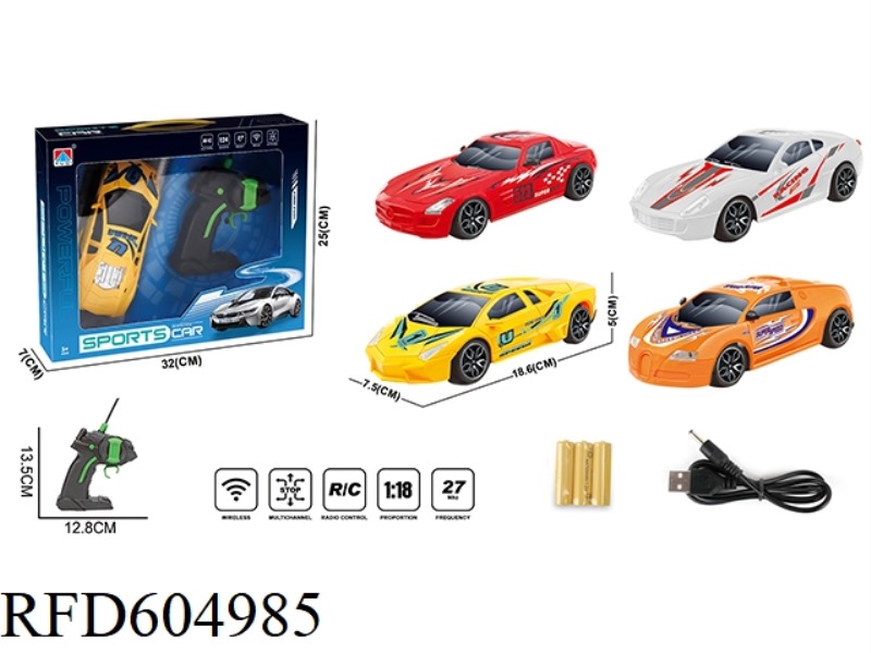 1:24 FOUR-WAY REMOTE CONTROL RACING CAR